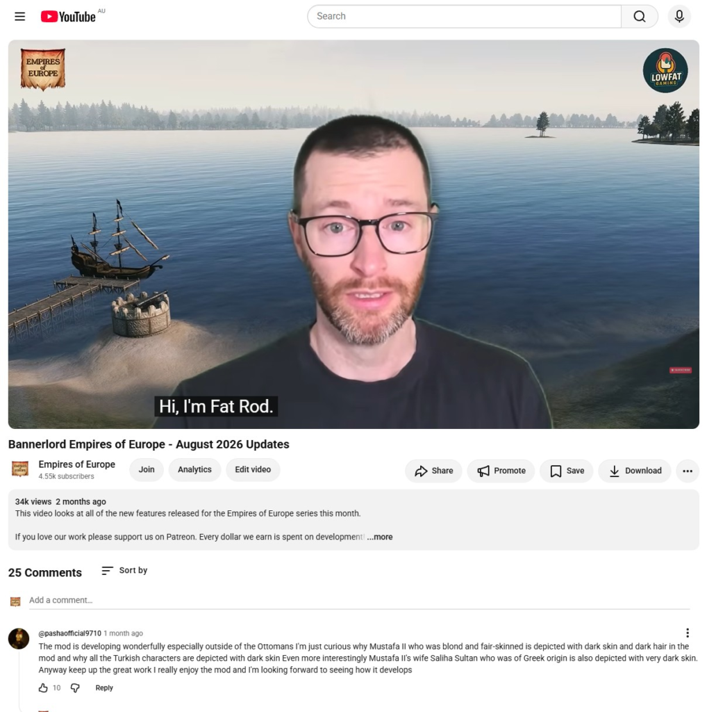 Fatrod in EoE update video